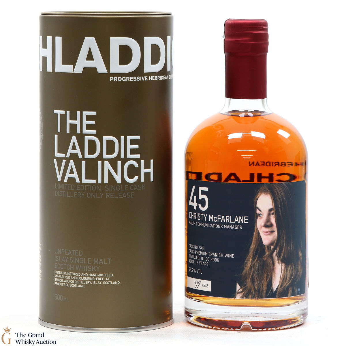 Bruichladdich - 13 Year Old - Valinch 45 - Christy McFarlane