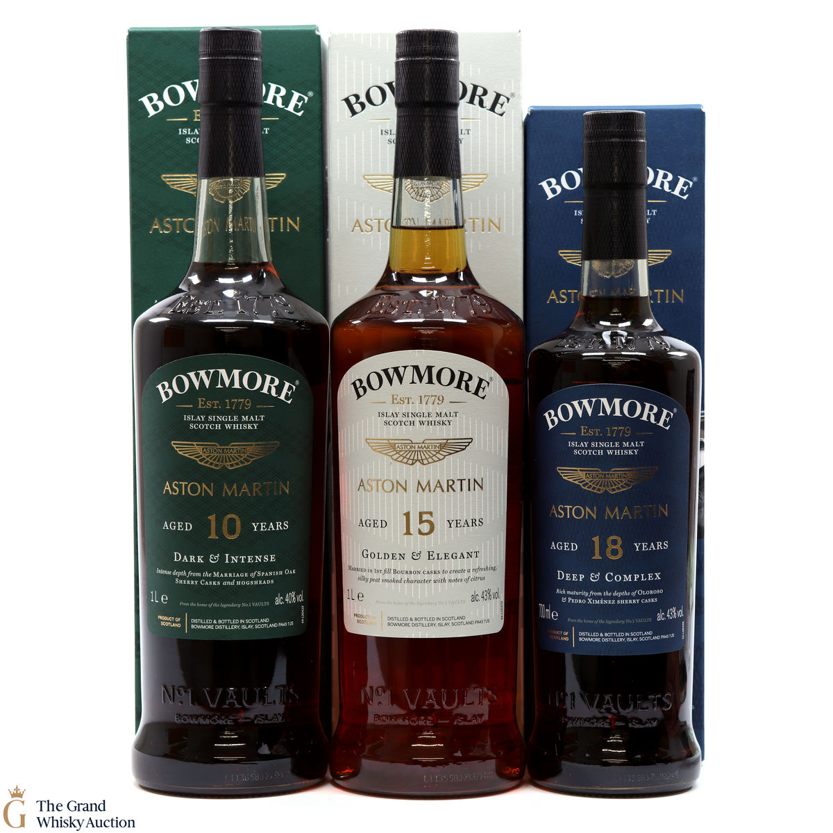 Bowmore - Aston Martin - Edition 1, 2 + 3
