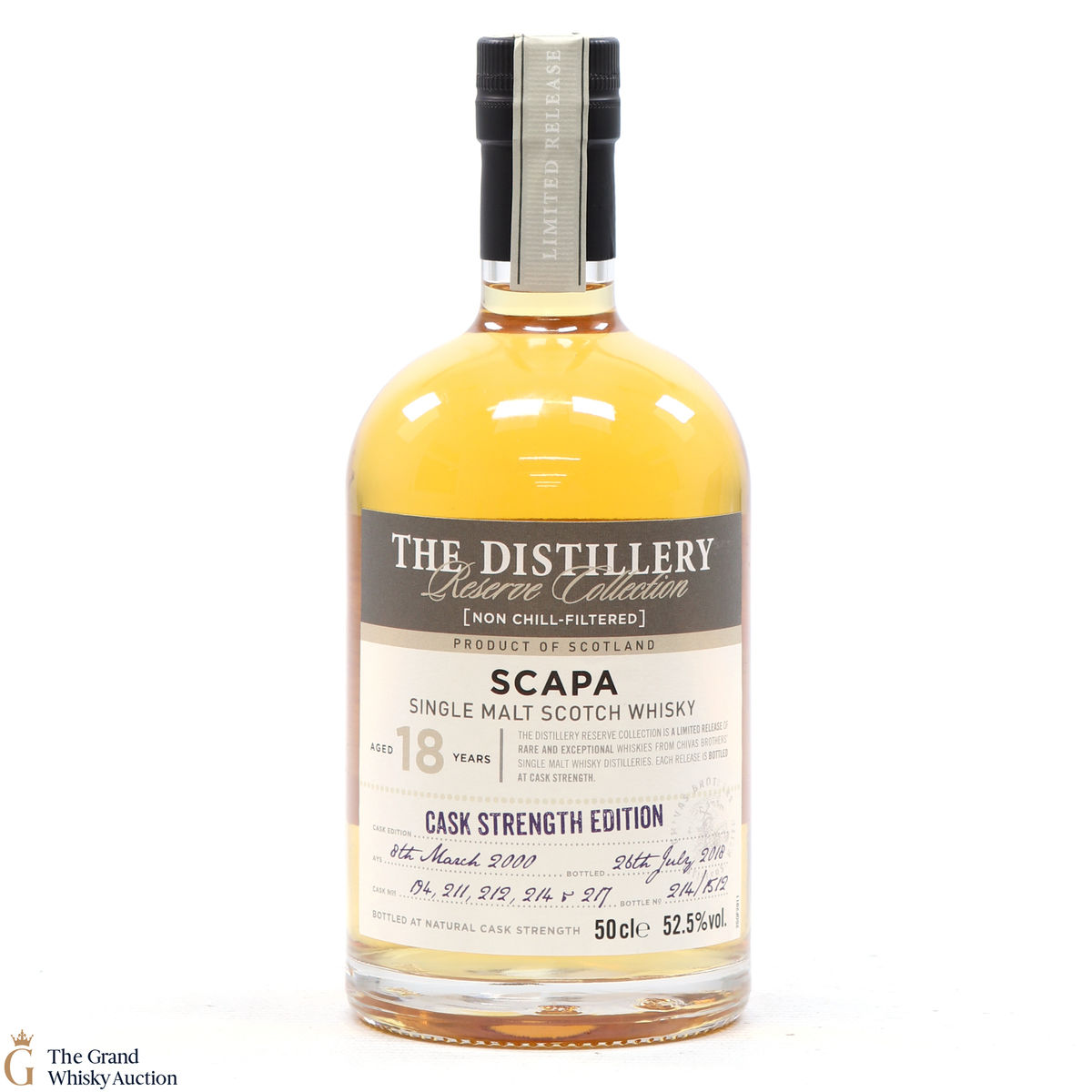 Scapa - 18 Year Old Cask Strength 2000 - #194, 211, 212, 214 & 217