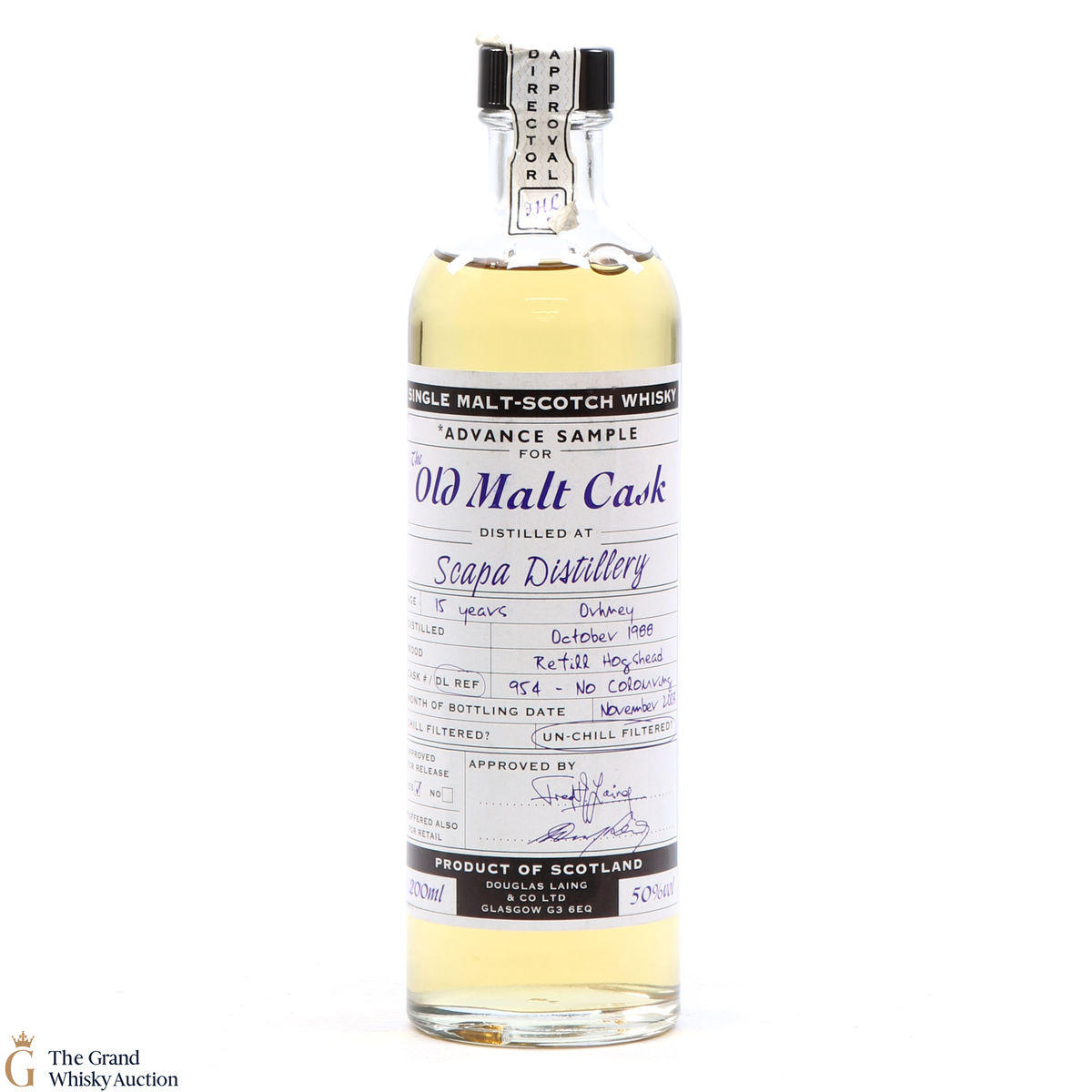 Scapa - 15 Year Old 1988 - Old Malt Cask - Advance Sample (20cl)