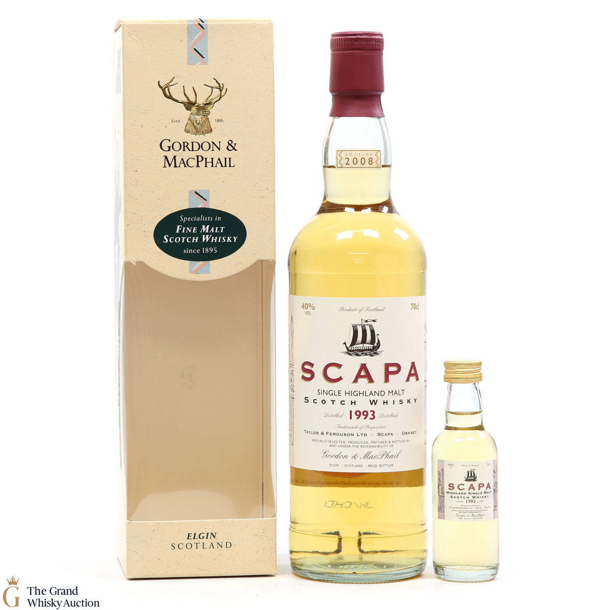 Scapa - 1993 - Gordon & MacPhail (70cl + 5cl)