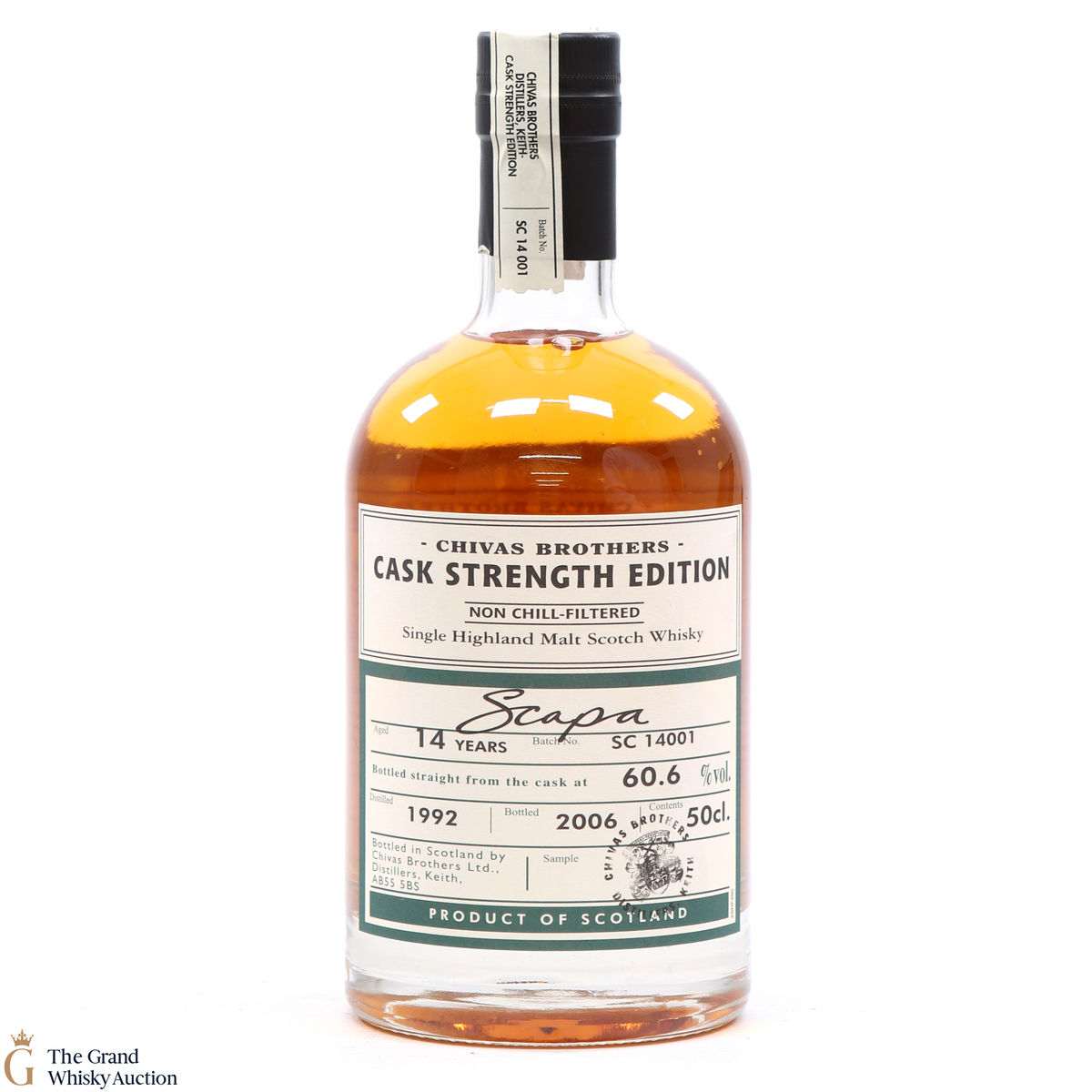 Scapa - 14 Year Old 1992 - Cask Strength Edition SC 14 001