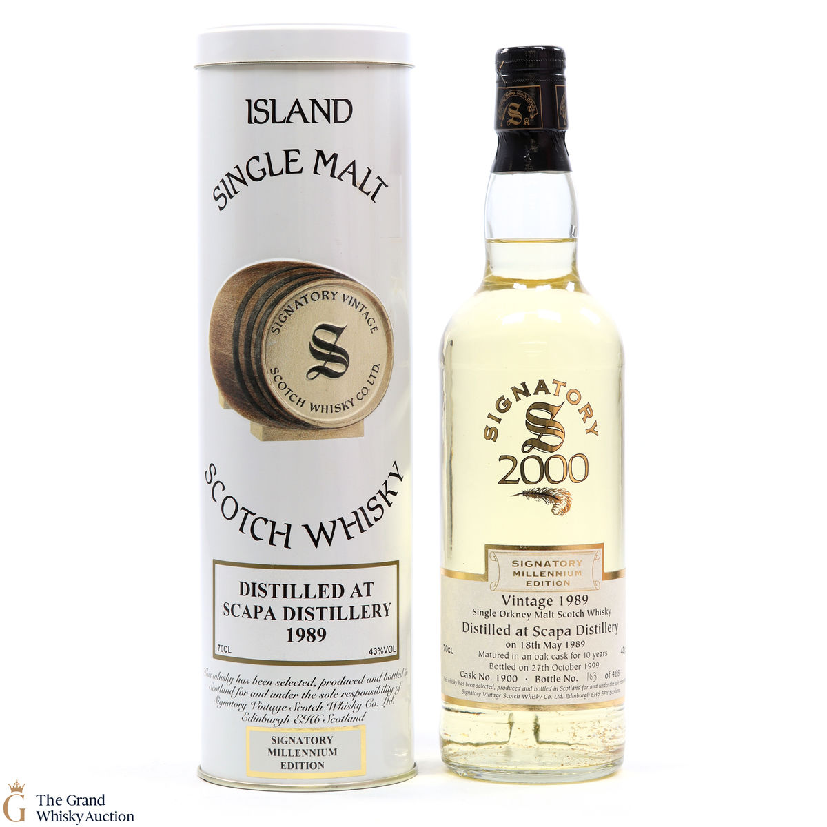 Scapa - 10 Year Old 1989 - Signatory Millennium Edition