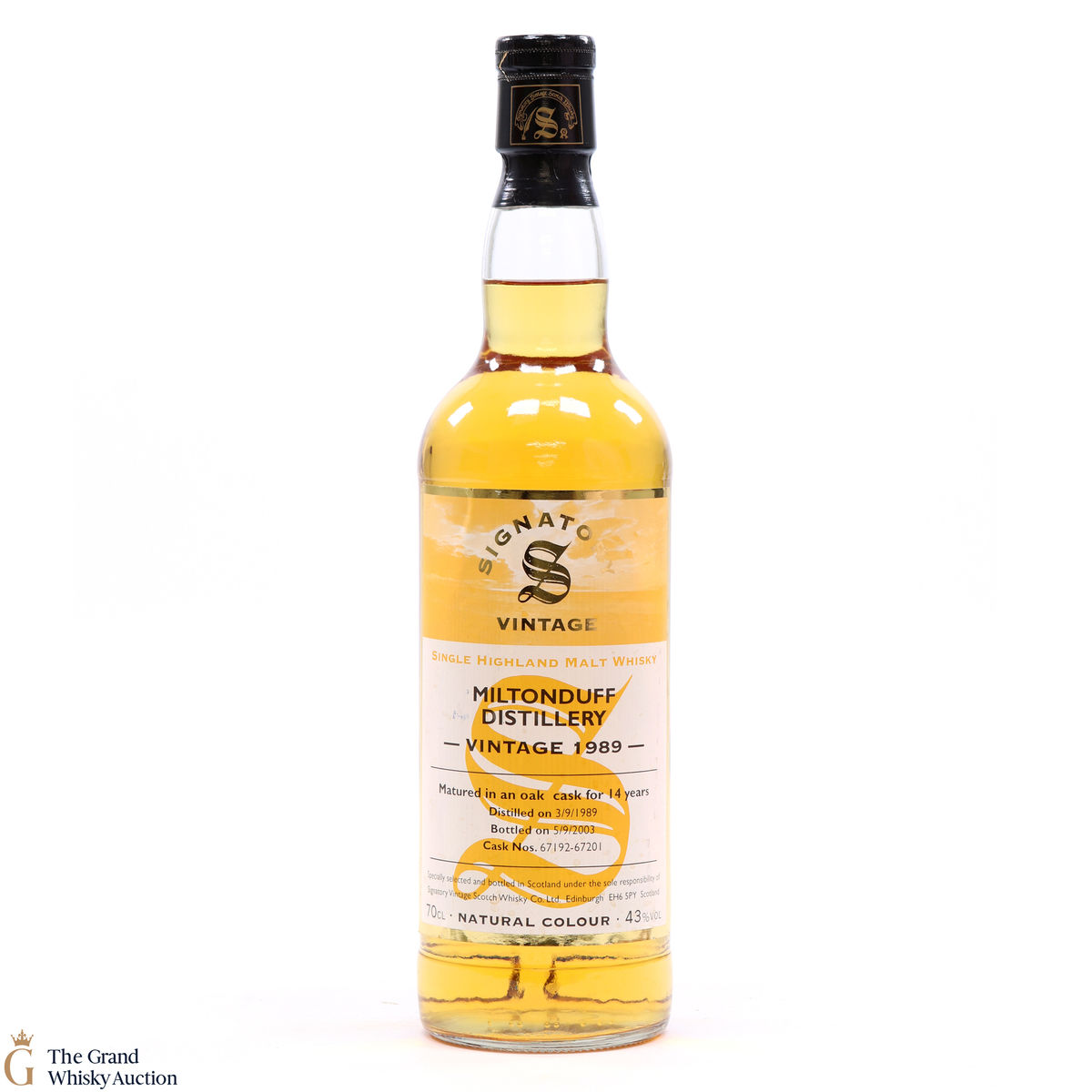 Miltonduff - 14 Year Old - Vintage 1989 - Signatory 
