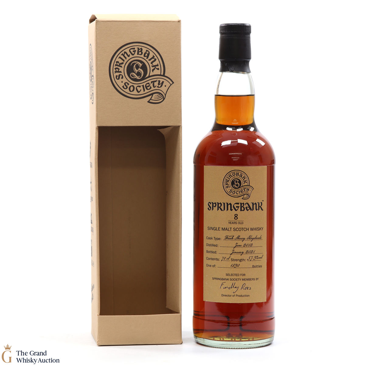 Springbank - 8 Year Old - 2012 Fresh Sherry Hogshead
