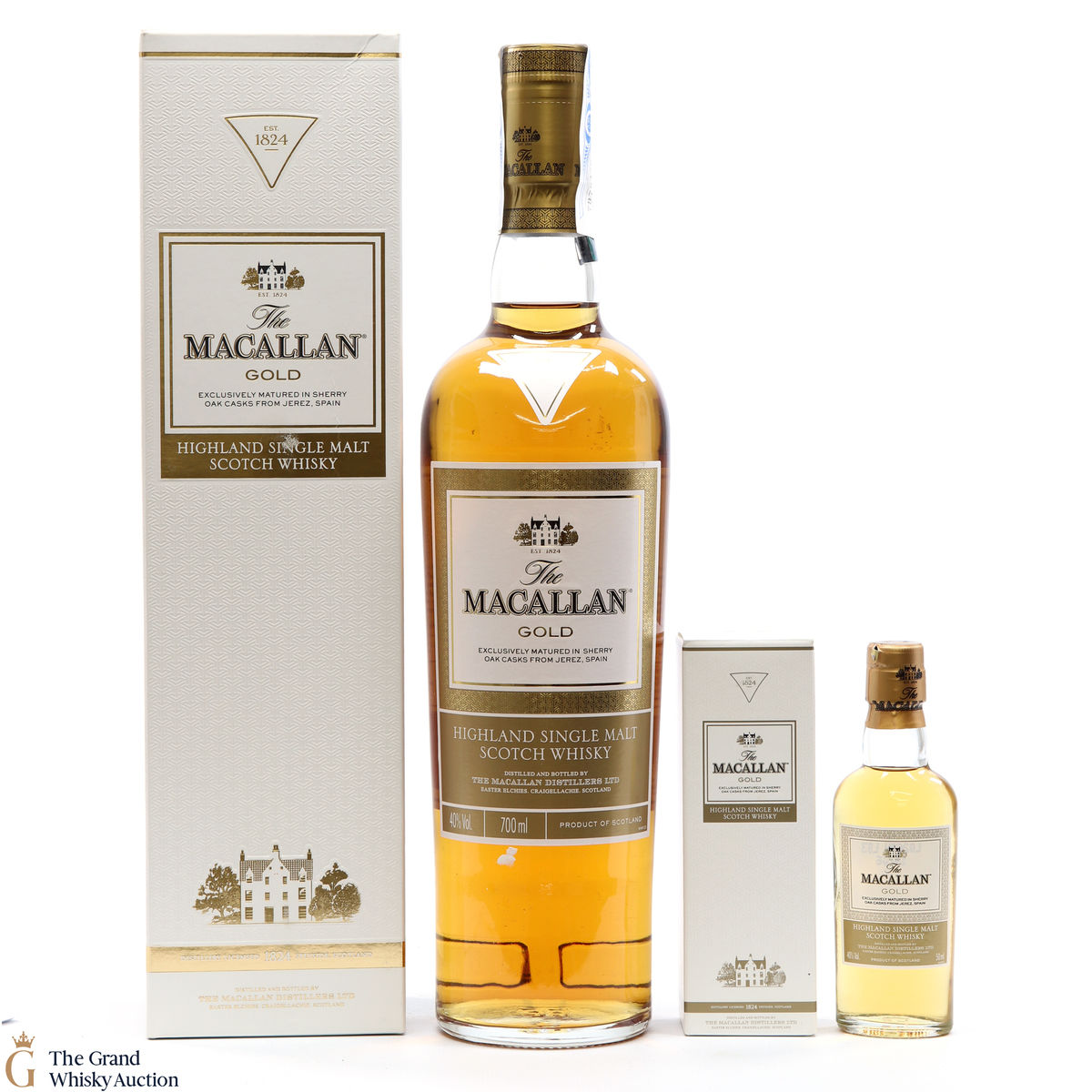 Macallan - The 1824 Series - Gold + 5cl Mini