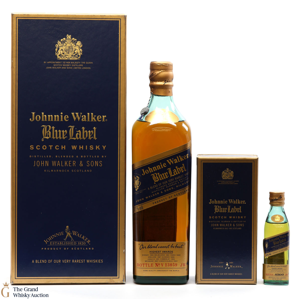 Johnnie Walker - Blue Label - Old Style (70cl & 5cl)