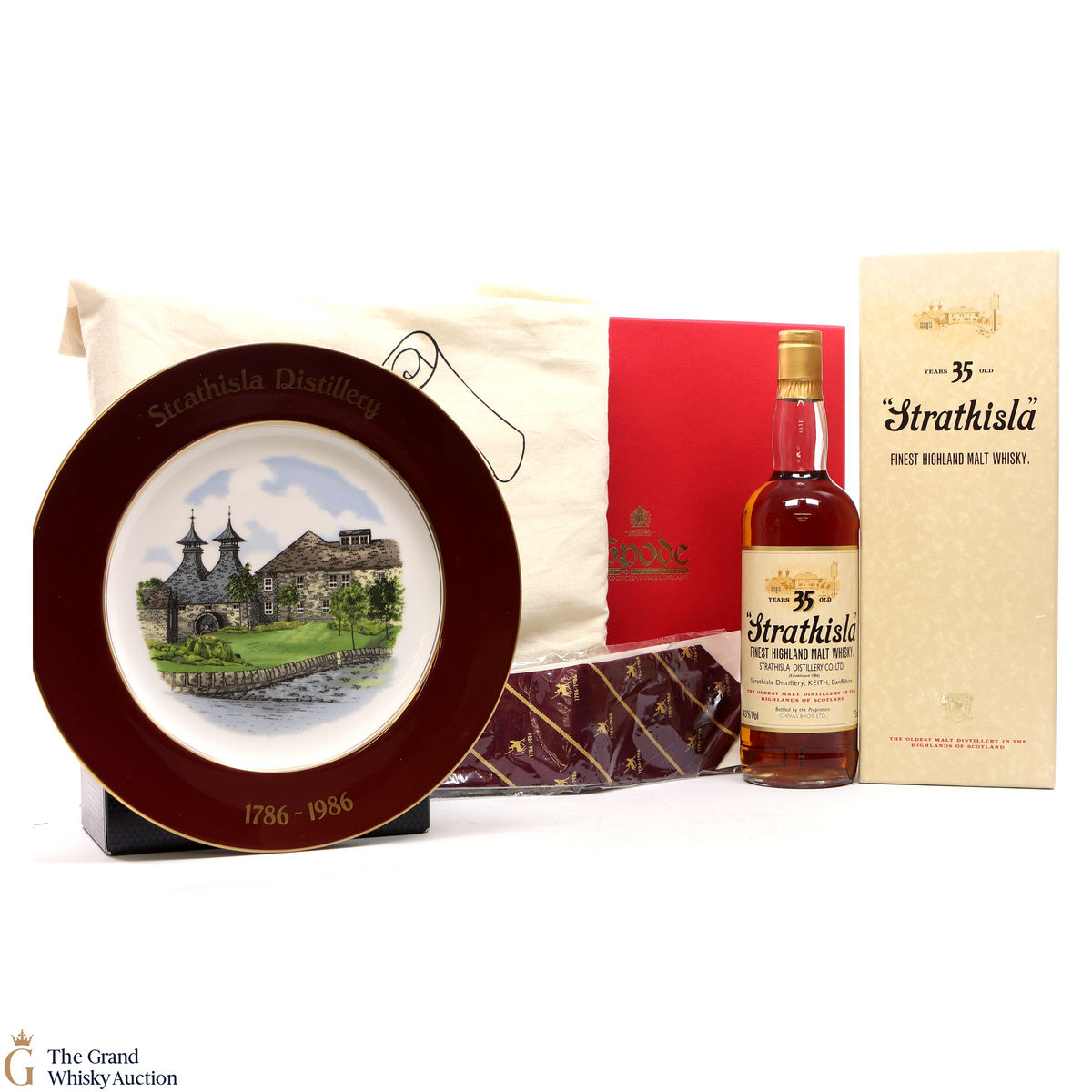 Strathisla - 35 Year Old  - Bicentenary (with Spode Plate, Bag & Tie)