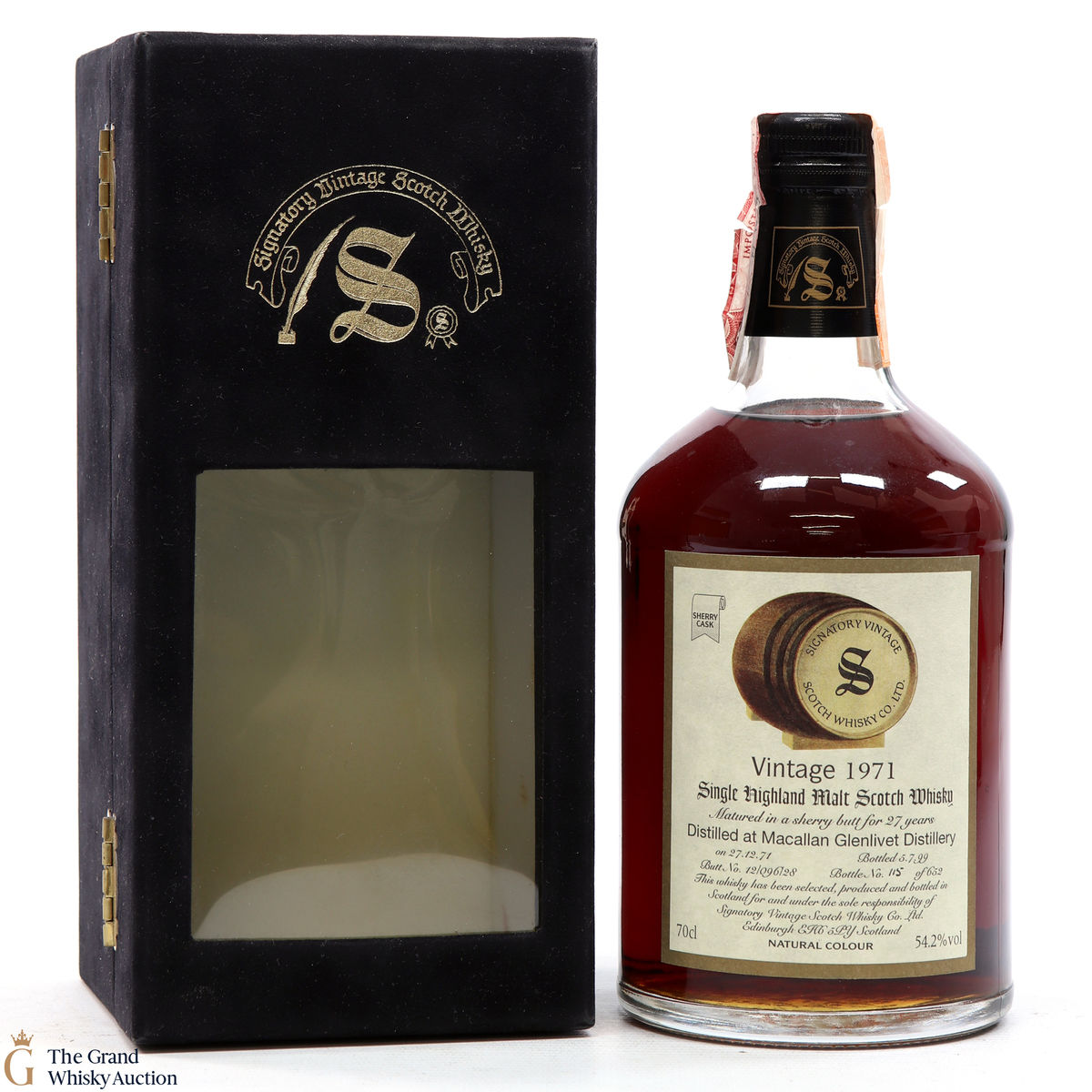Macallan Glenlivet - 27 Year Old 1971 Signatory 1999 #12/096/28