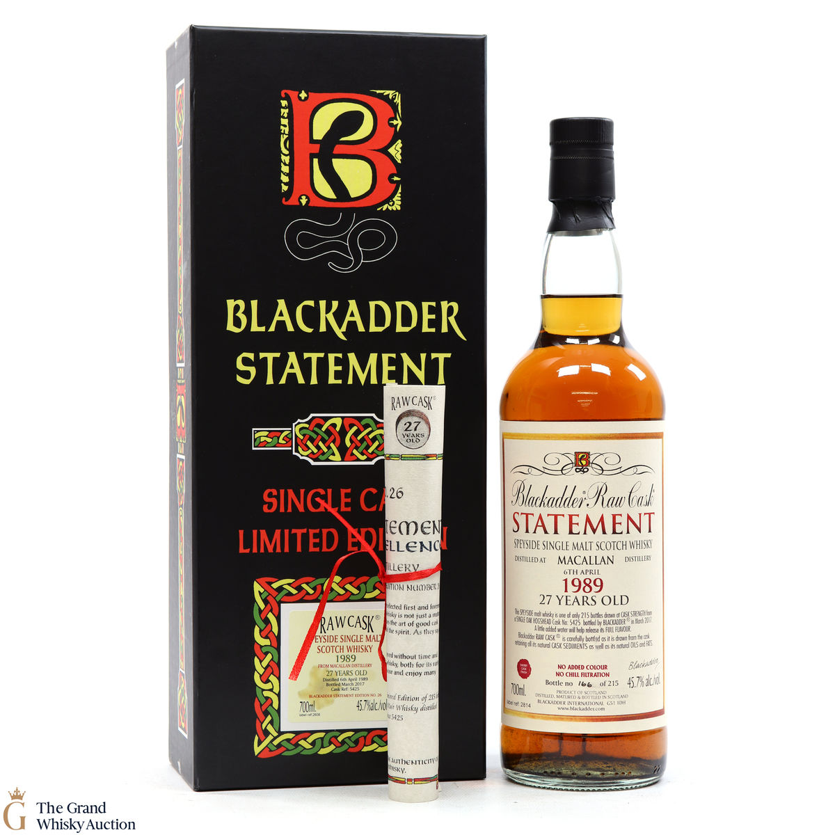 Macallan - 27 Year Old 1989 - #5425 - Blackadder - Statement No. 26