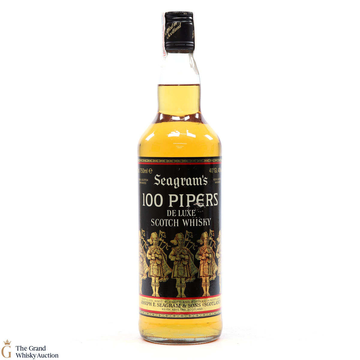 Seagram's - 100 Pipers Deluxe (75cl)