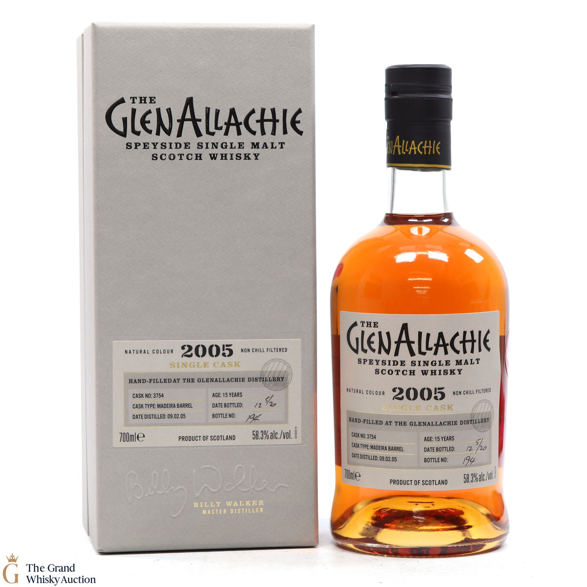 Glenallachie - 15 Year Old 2005 Single Cask #3754 - Hand Filled