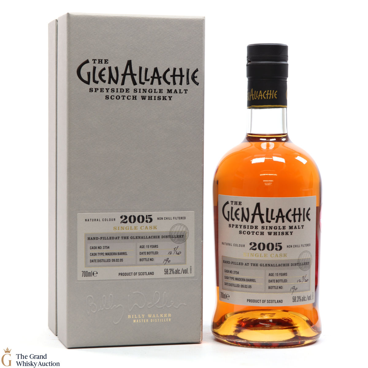 Glenallachie - 15 Year Old 2005 Single Cask #3754 - Hand Filled
