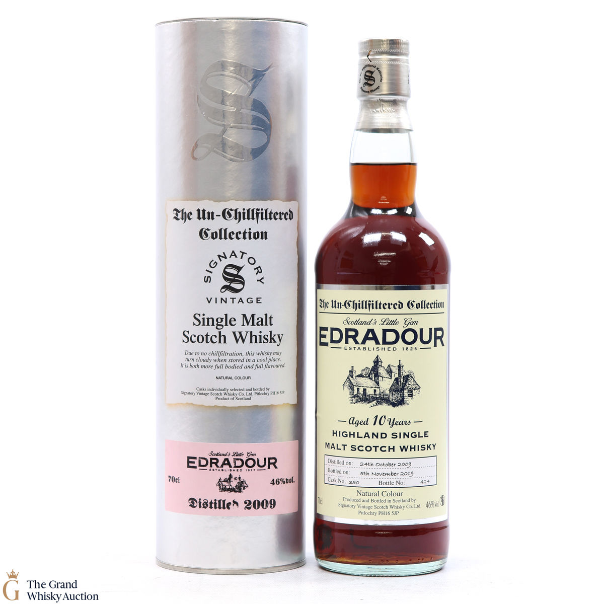 Edradour - 10 Year Old 2010 - Signatory #350
