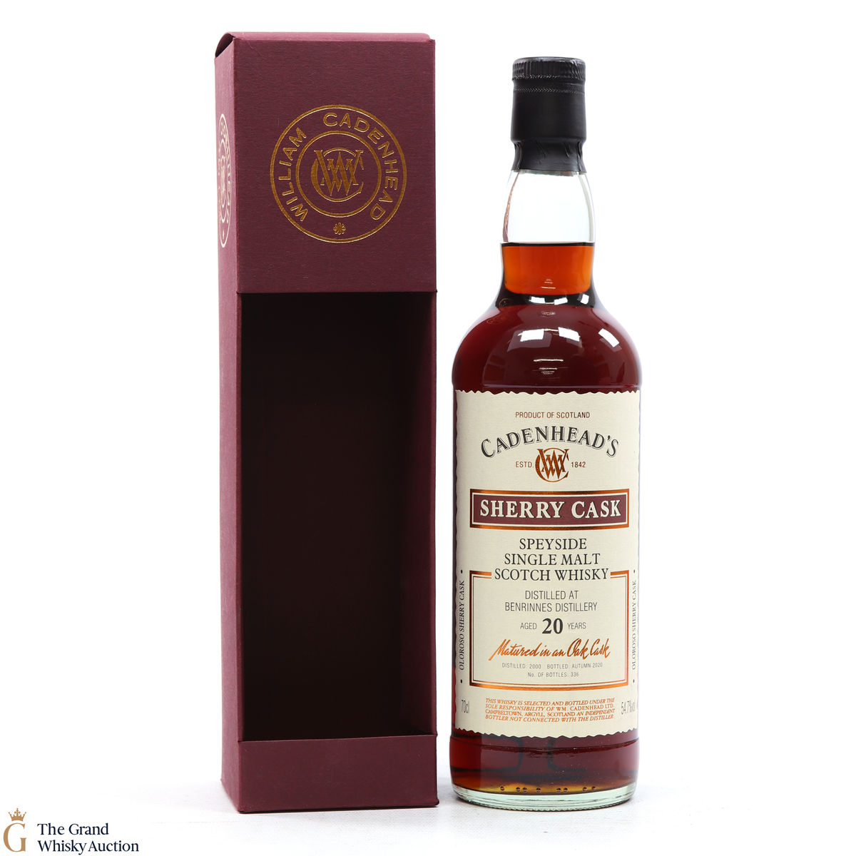 Benrinnes - 20 Year Old 2000 Sherry Cask - Cadenhead's 