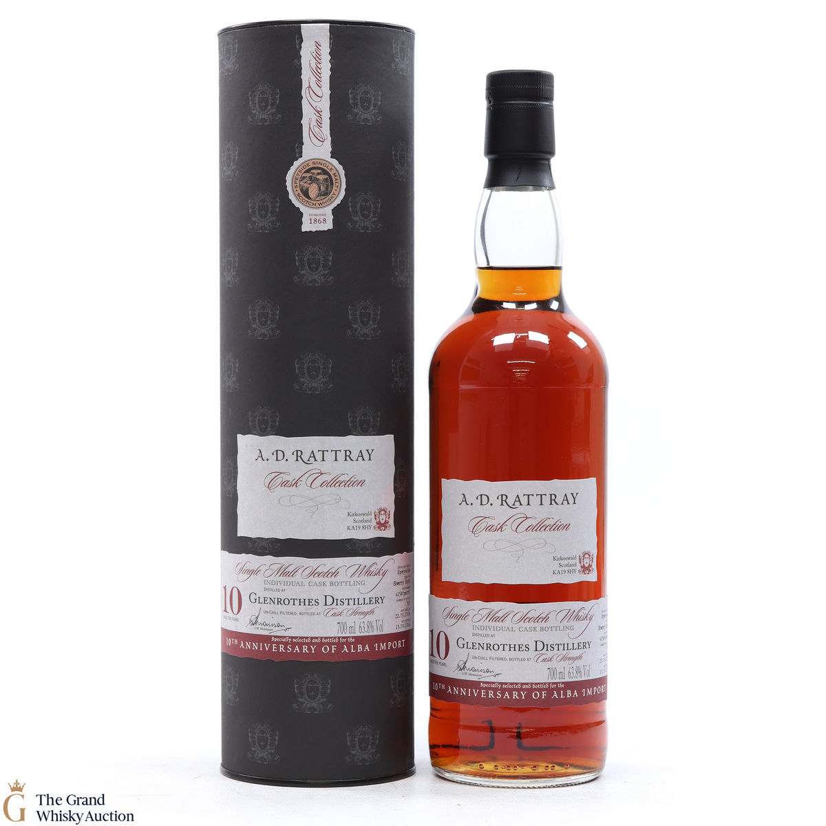 Glenrothes - 10 Year Old A.D Rattray 10th Anniversary of Alba Import