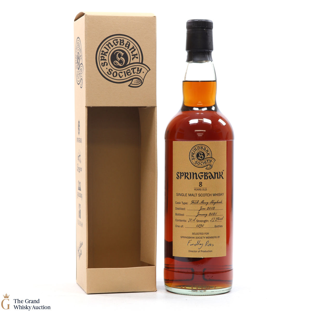 Springbank - 8 Year Old - 2012 Fresh Sherry Hogshead