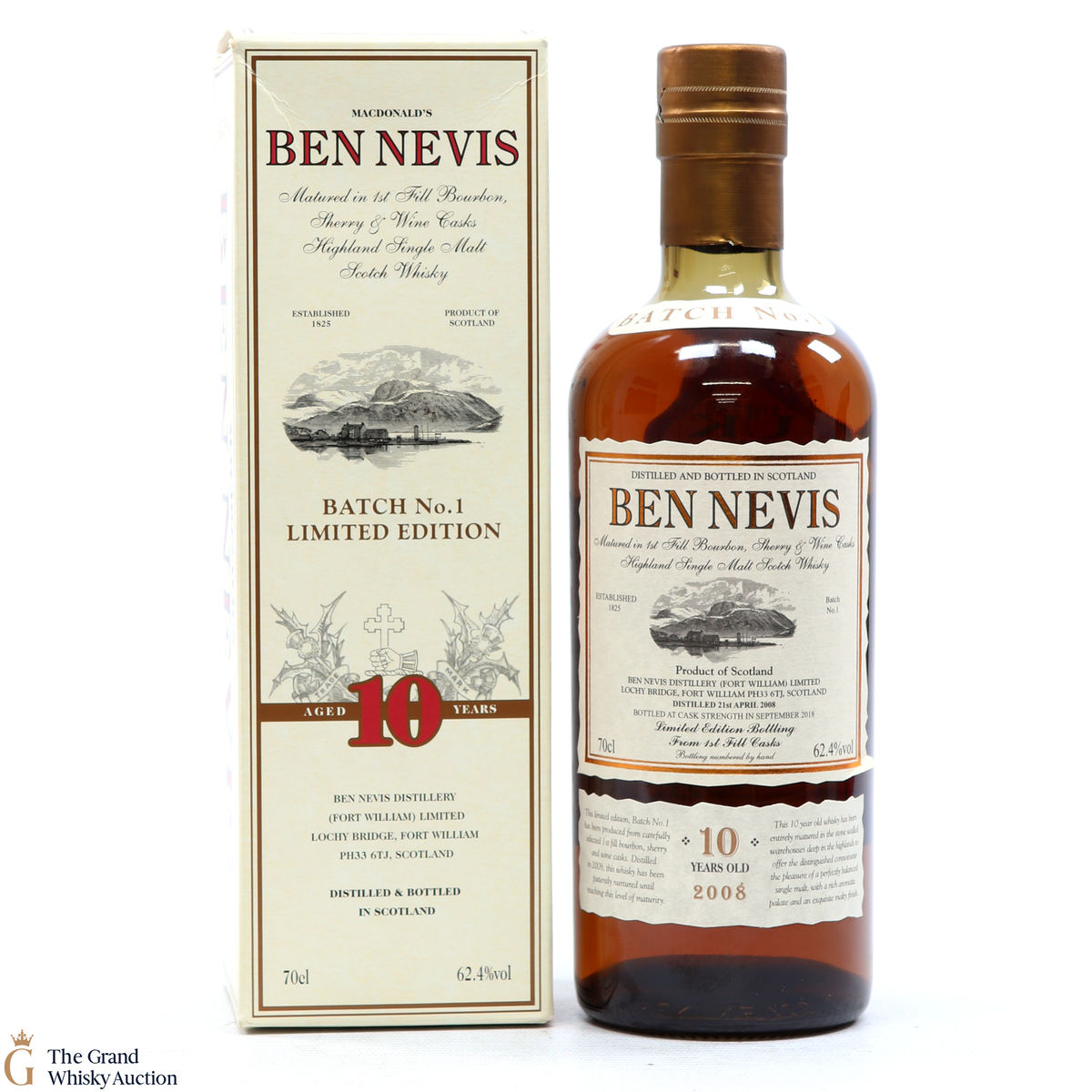 Ben Nevis - 10 Year Old 2008 Cask Strength Batch #1