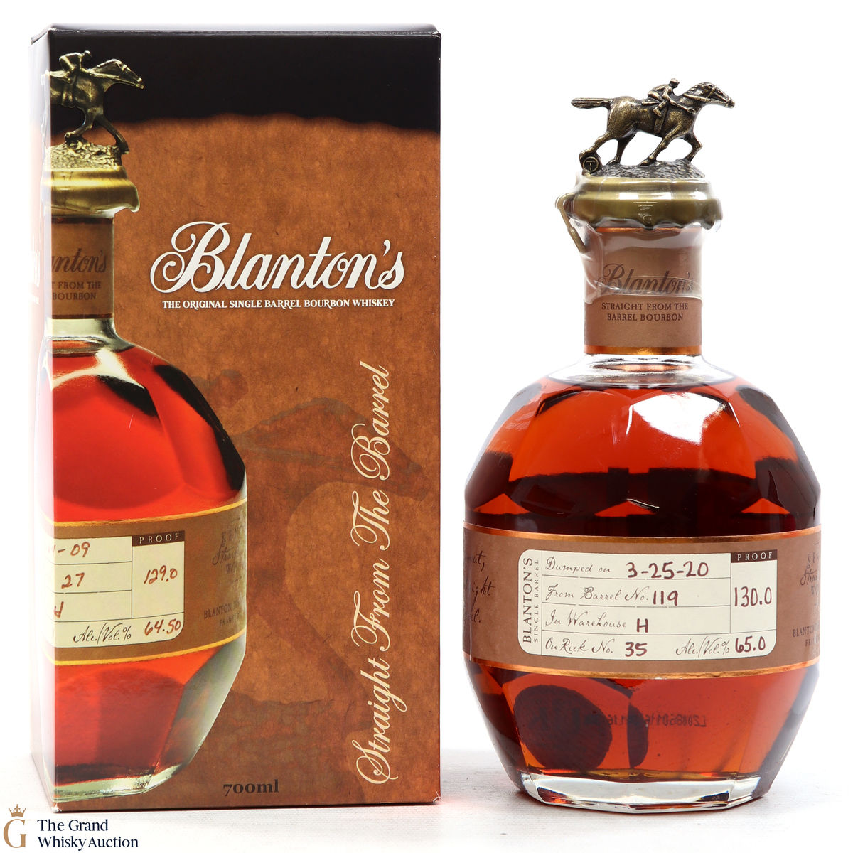 Blanton’s - Straight From The Barrel - Cask Strength