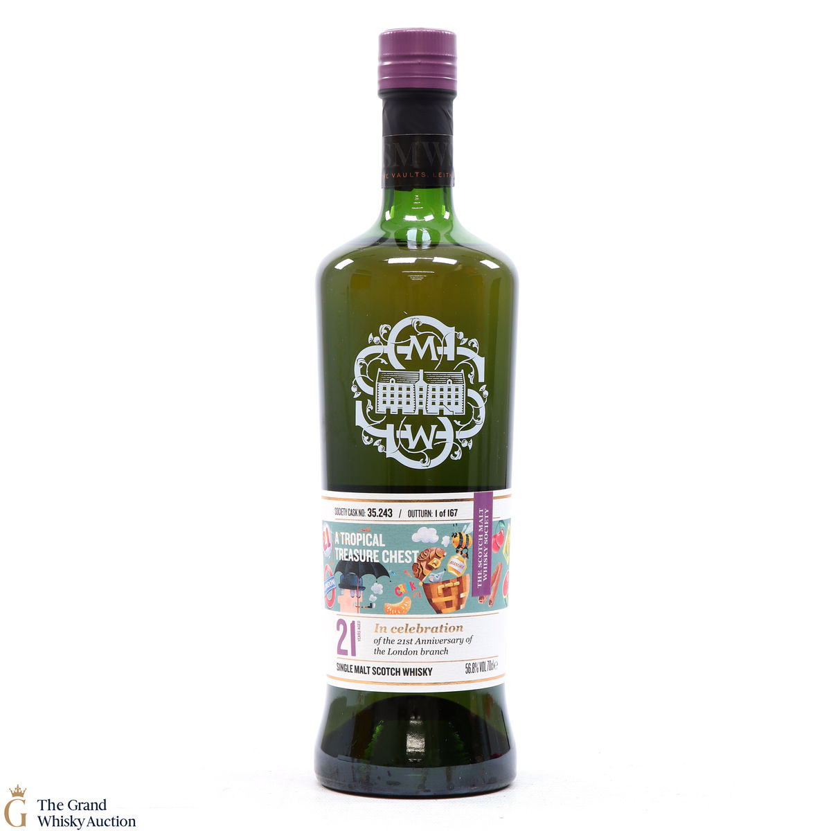 Glen Moray - 21 Year Old SMWS 35.243 - 21st Anniversary London Branch