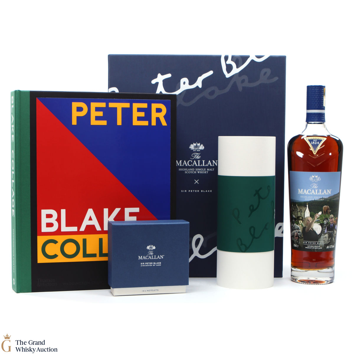 Macallan - Sir Peter Blake - An Estate, a Community and a Distillery + Notelets + Peter Blake Collage Book (Signed)