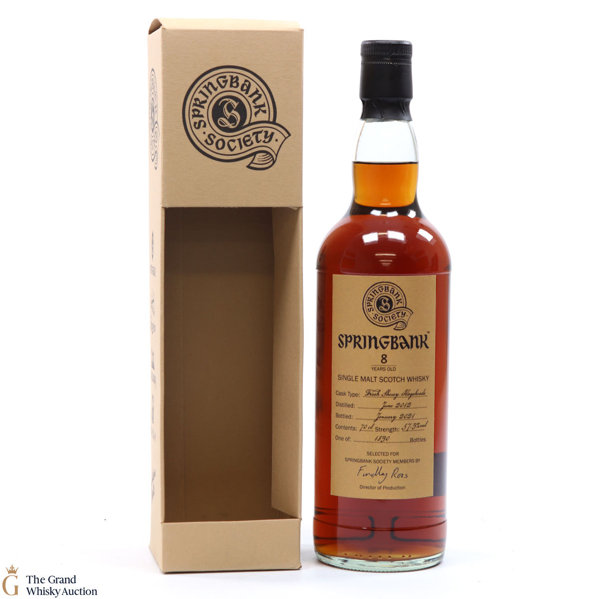 Springbank - 8 Year Old - 2012 Fresh Sherry Hogshead