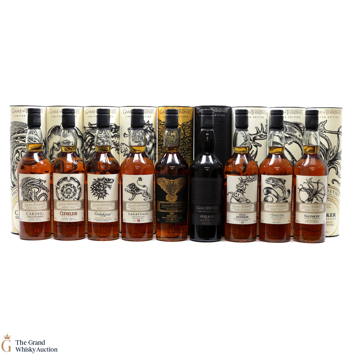 Game of Thrones - Limited Editions - 9 x 70cl (with Mortlach)
