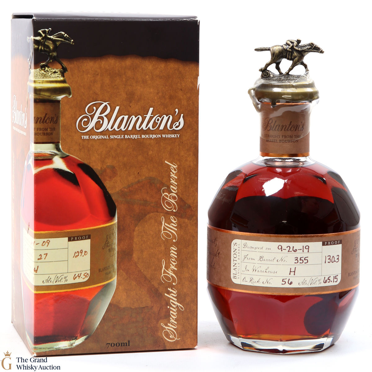 Blanton’s - Straight From The Barrel - Cask Strength