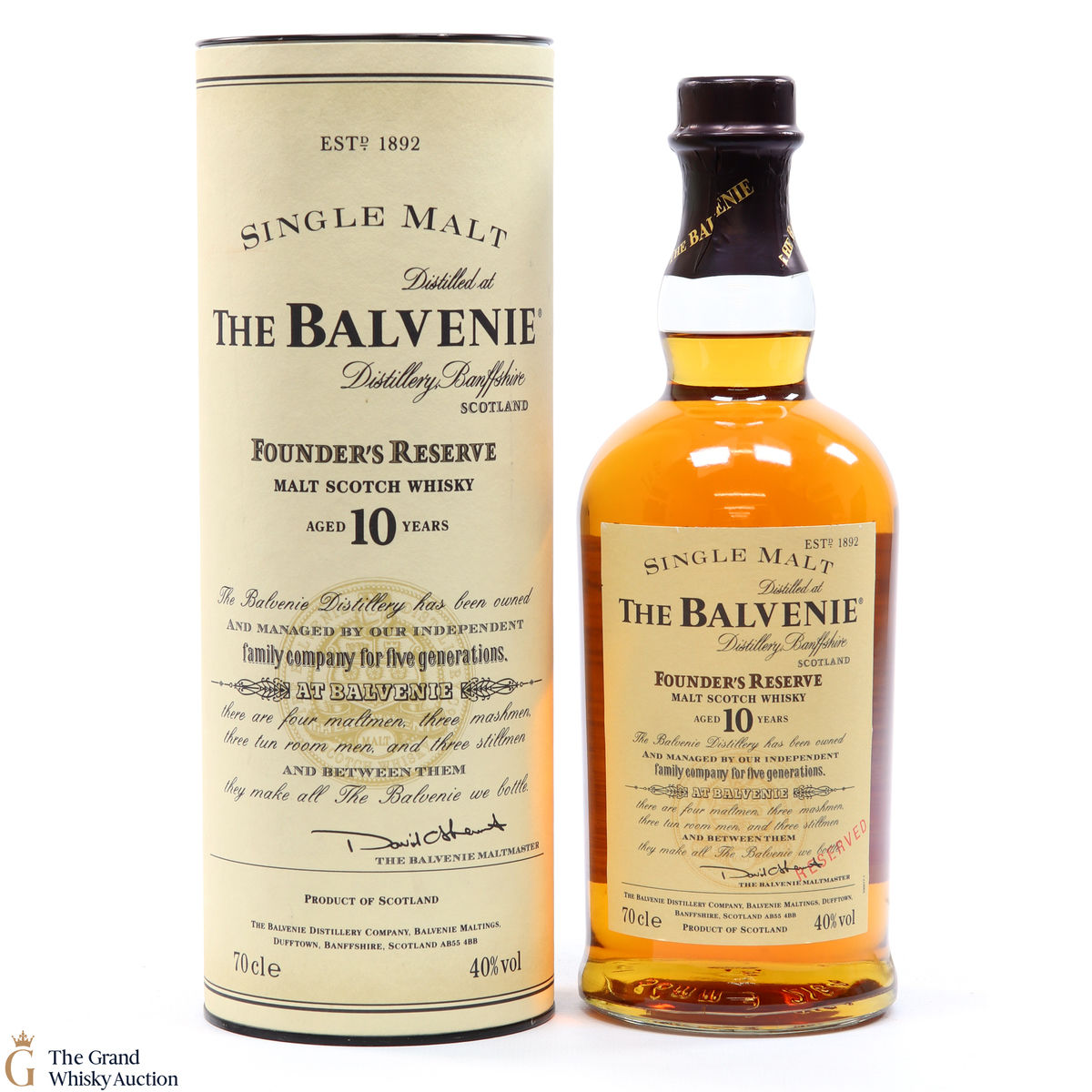 Balvenie - 10 Year Old - Founder's Reserve 