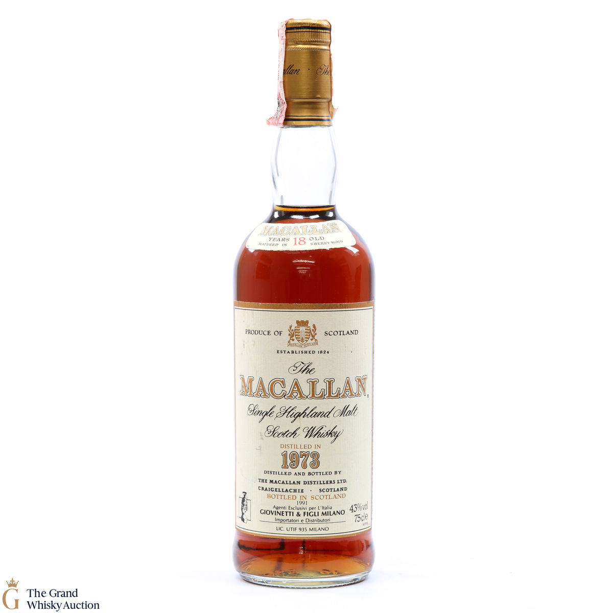 Macallan - 18 Year Old - 1973 75cl Giovinetti Import