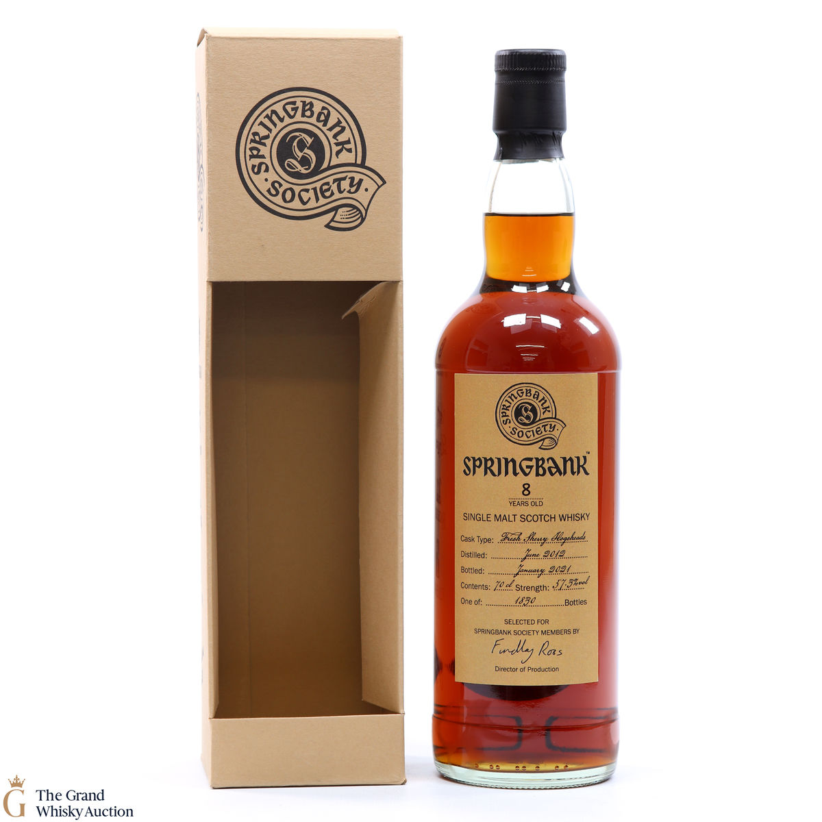 Springbank - 8 Year Old - 2012 Fresh Sherry Hogshead