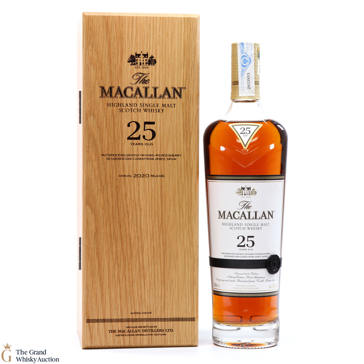 Macallan - 25 Year Old - Sherry Oak - 2020