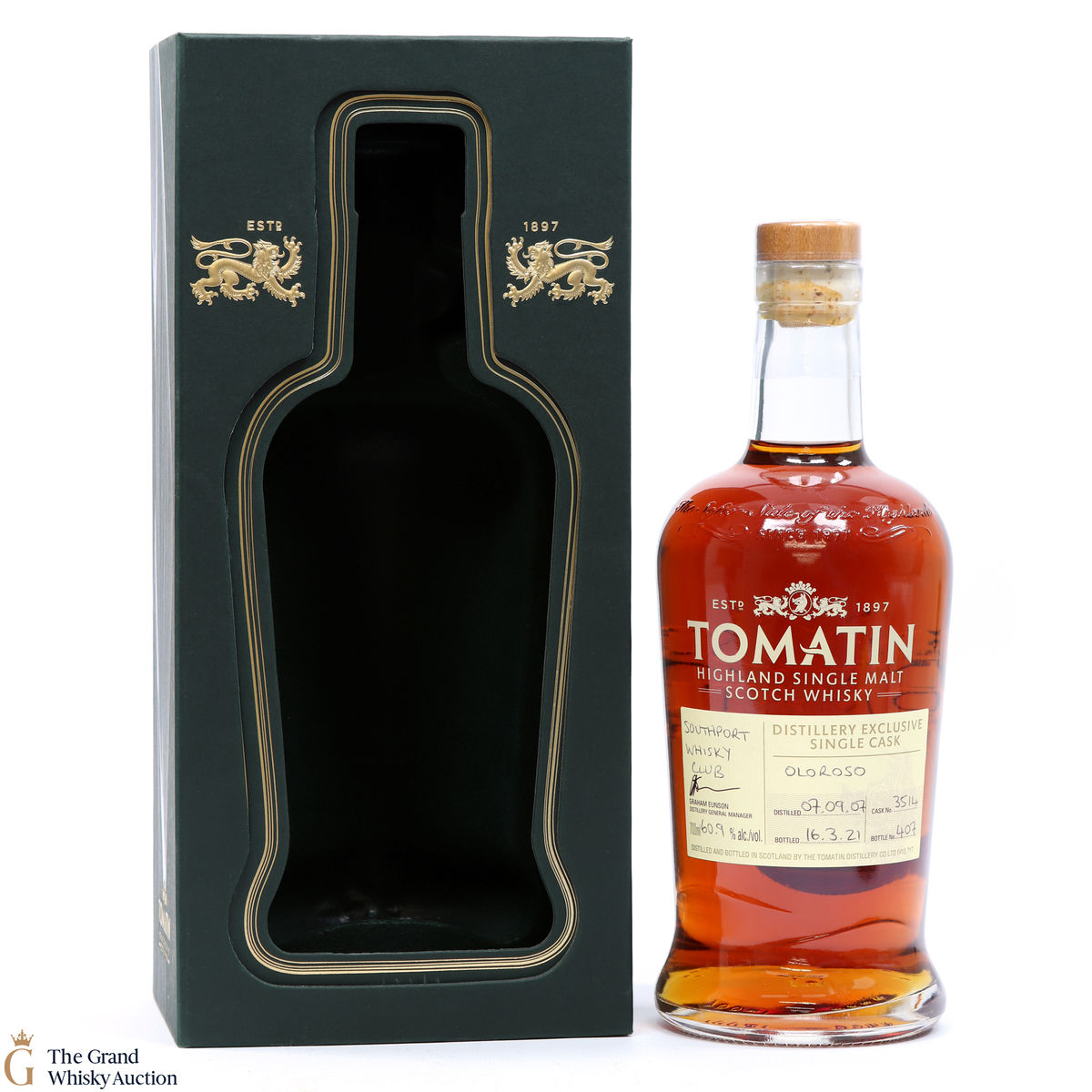 Tomatin - 2007 Oloroso Cask #3514 - Southport Whisky Club