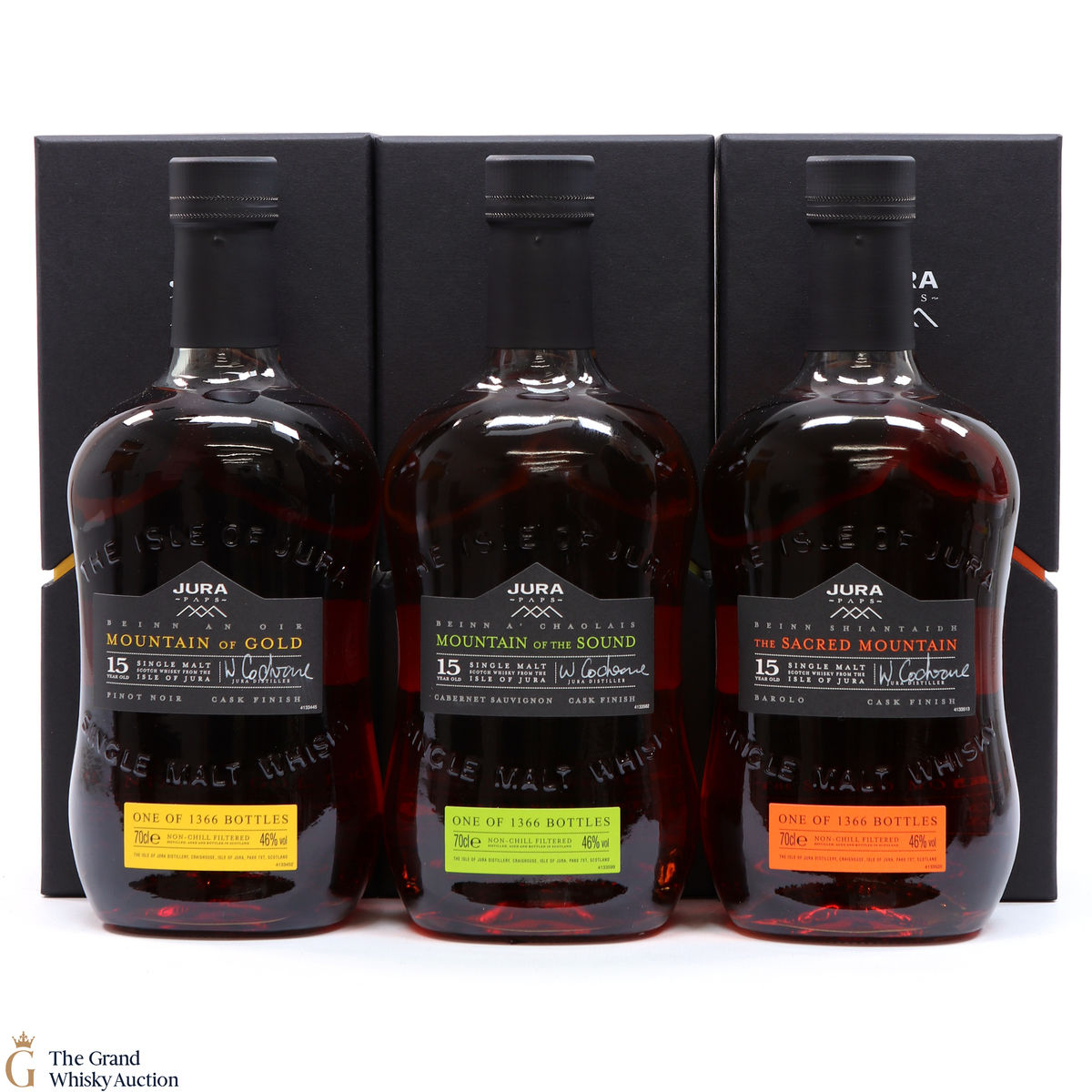 Jura - 15 Year Old - Paps Trilogy - Feis Ile 2009 (3 x 70cl)