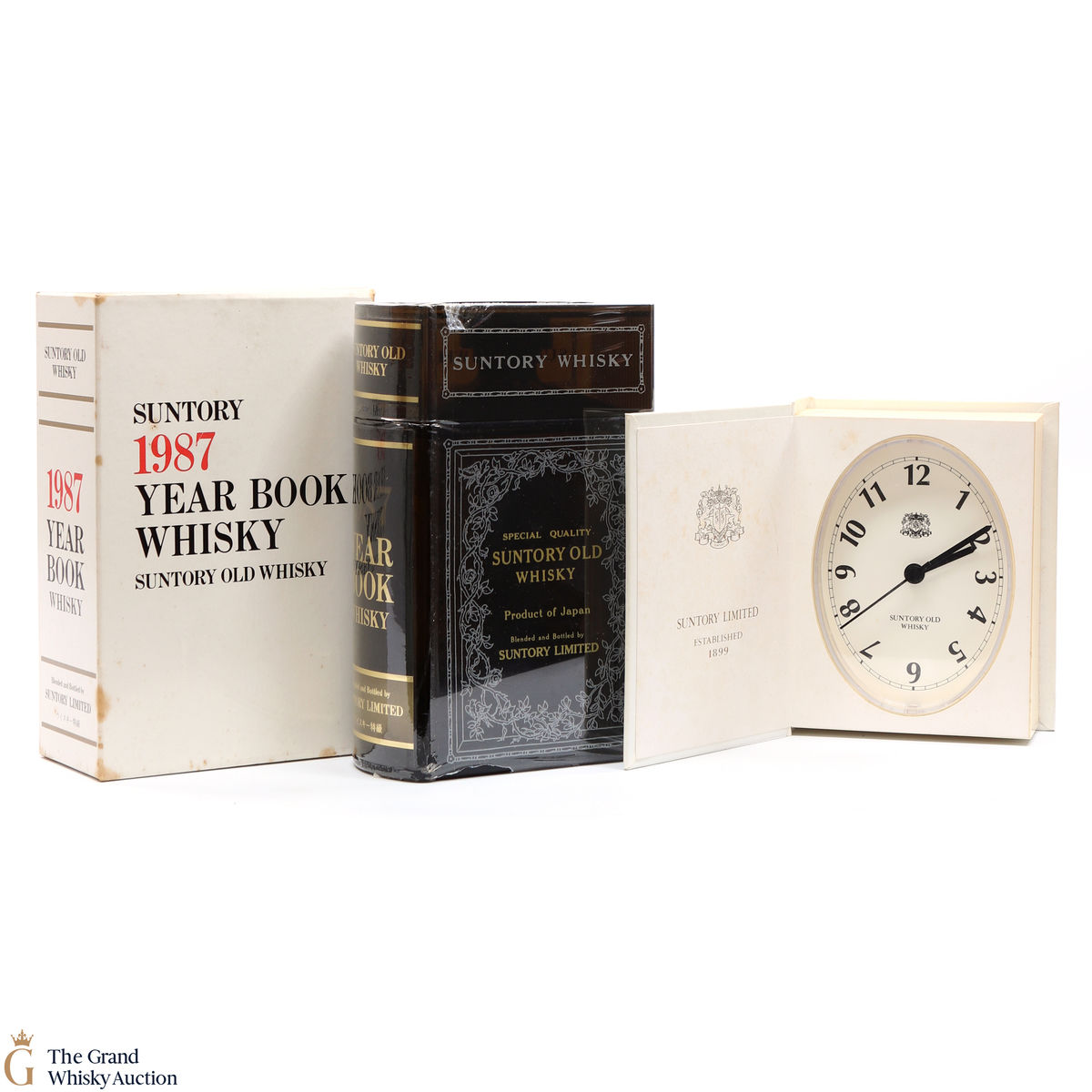 Suntory 1987 - Year Book Whisky + Clock