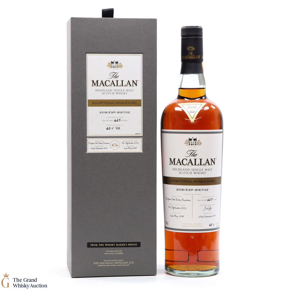 Macallan - 2002 Exceptional Cask #8167-02 / 2018 Release