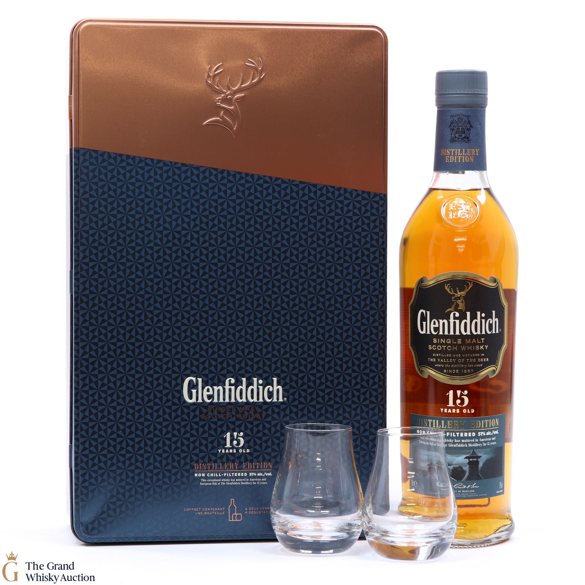Glenfiddich - 15 Year Old - Distillery Edition + Glasses