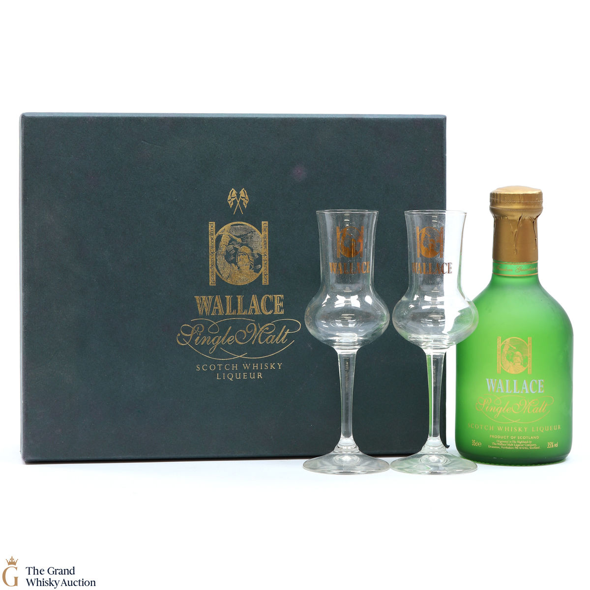 Wallace - Single Malt Scotch Liqueur + 2 x Glasses