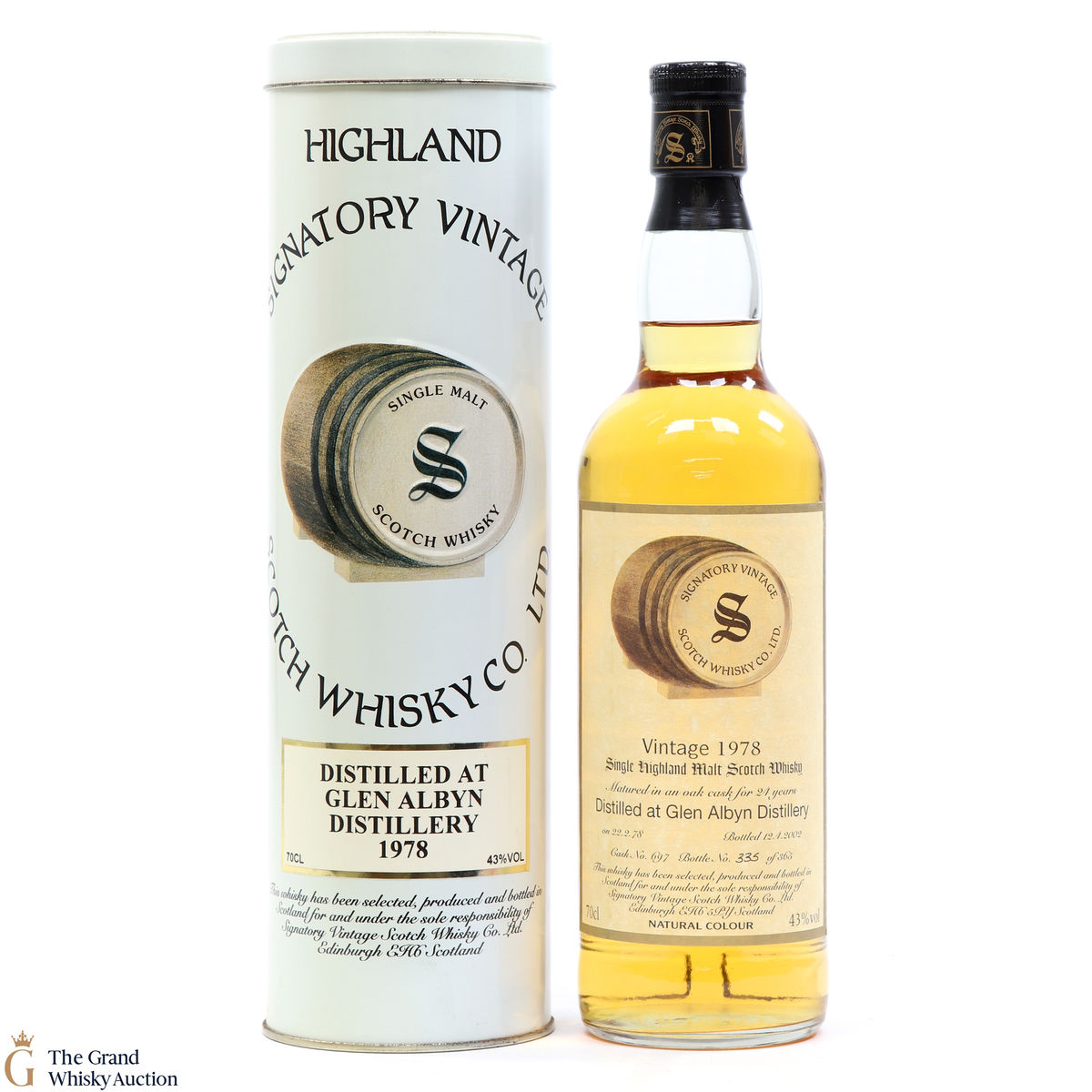 Glen Albyn - 24 Year Old 1978 - Signatory 2002 #697