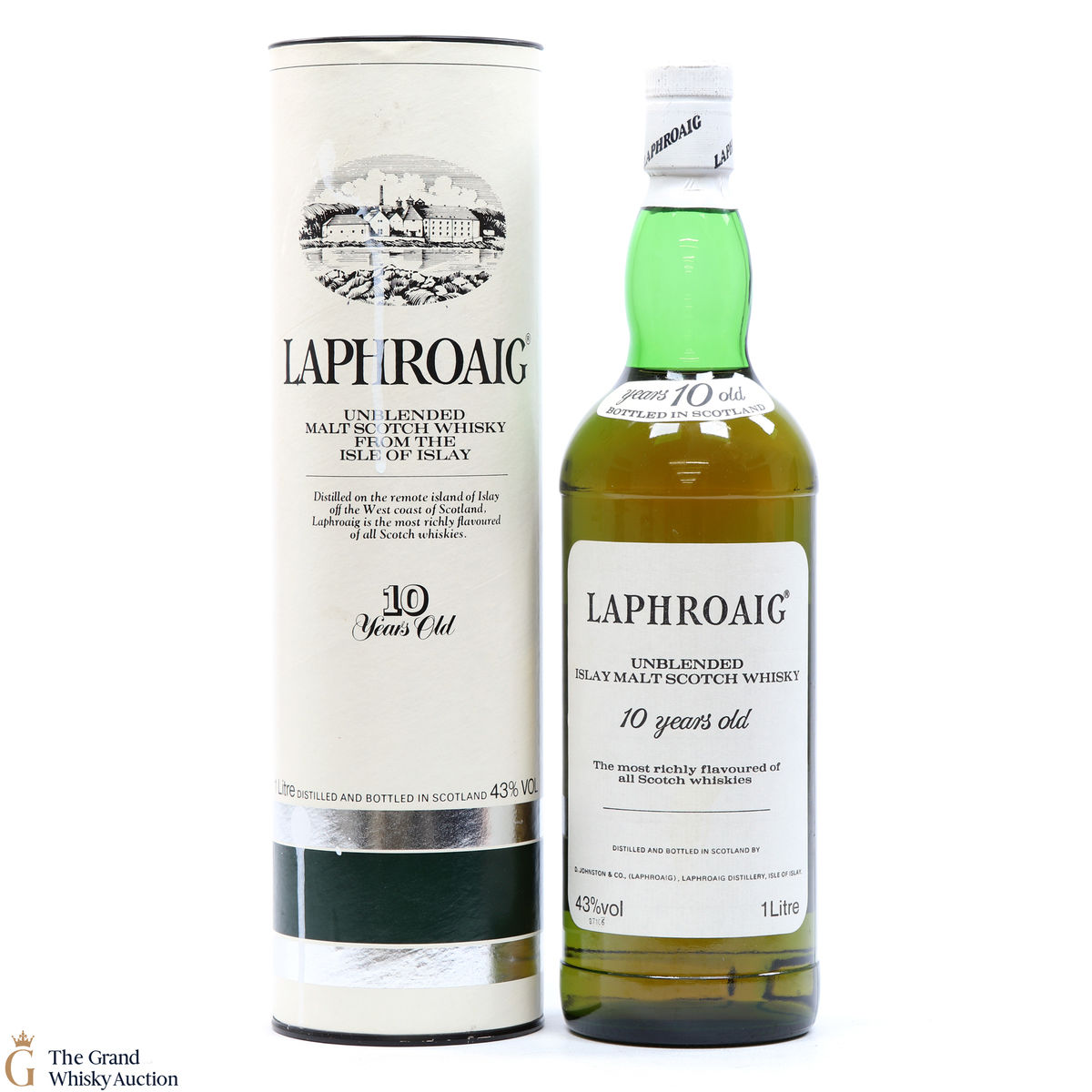 Laphroaig - 10 Year Old - Pre Royal Warrant  - 1L