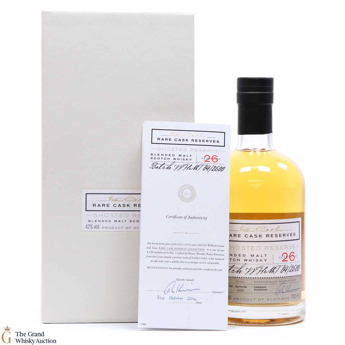 William Grant & Sons  - 26 Year Old - Ghosted Reserve 
