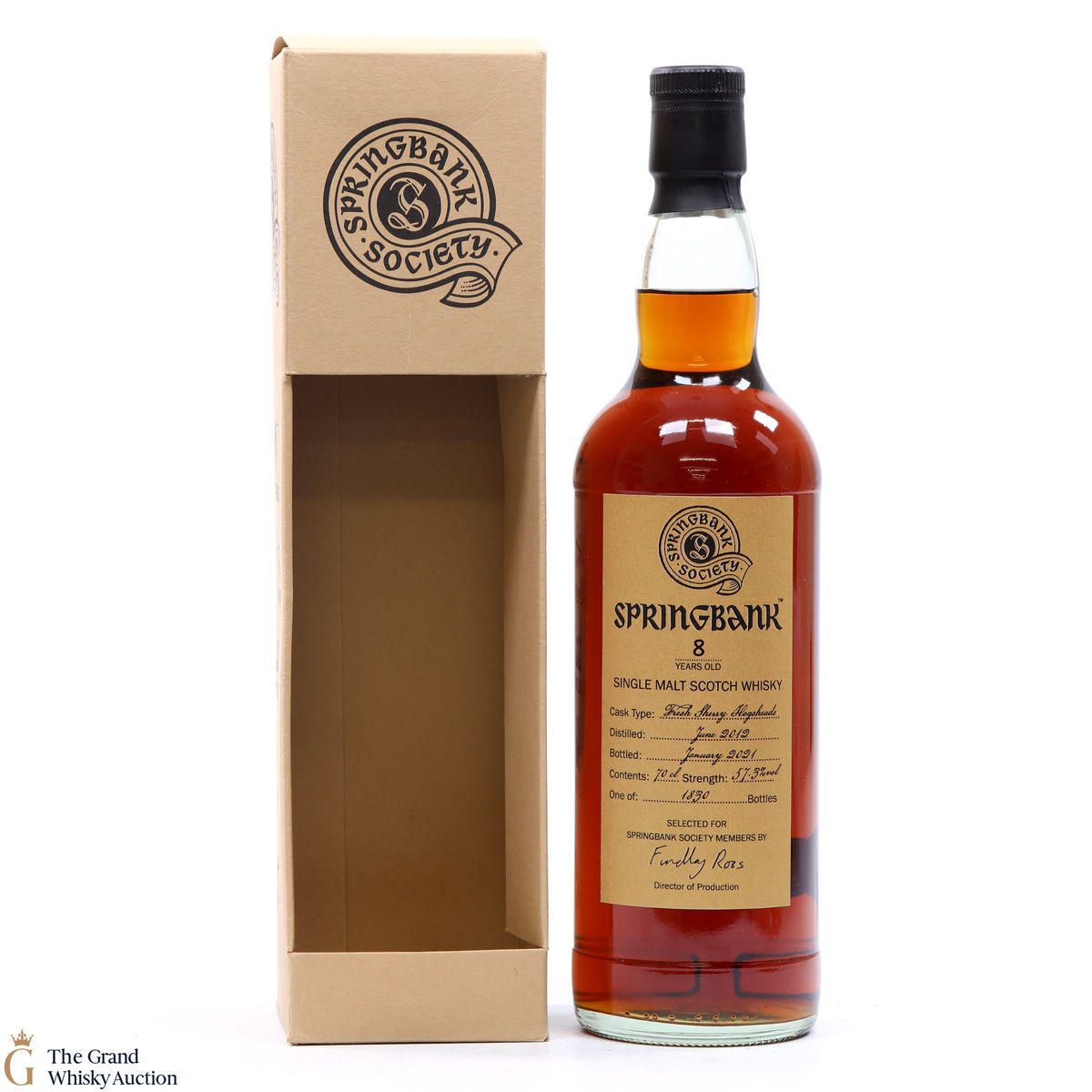 Springbank - 8 Year Old - 2012 Fresh Sherry Hogshead