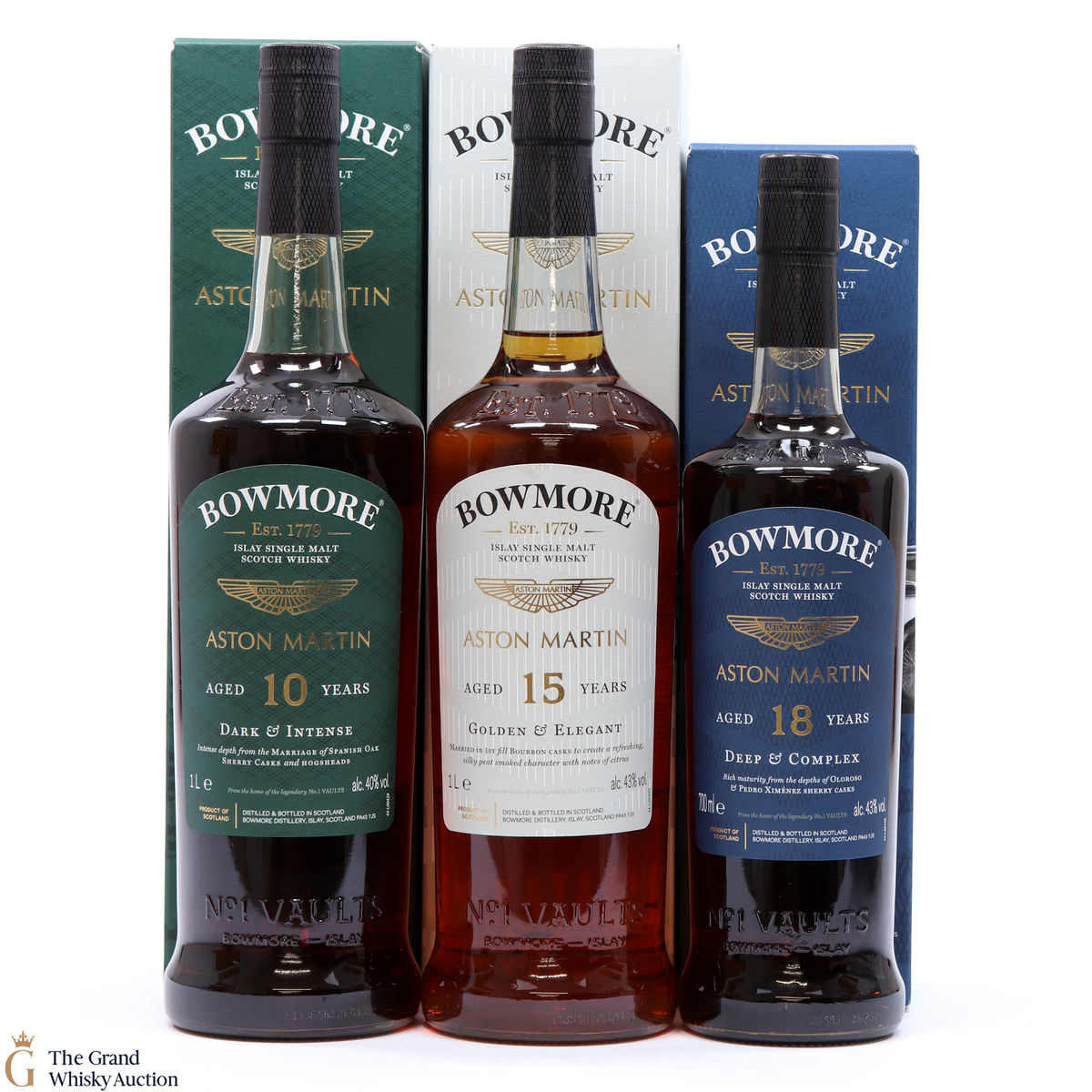 Bowmore - Aston Martin - Edition 1, 2 + 3