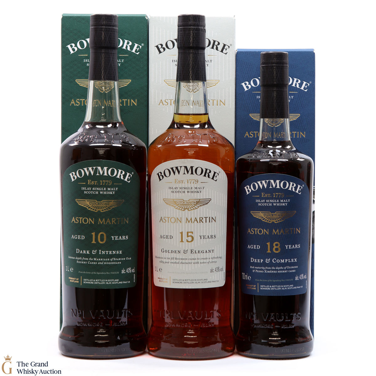 Bowmore - Aston Martin - Edition 1, 2 + 3