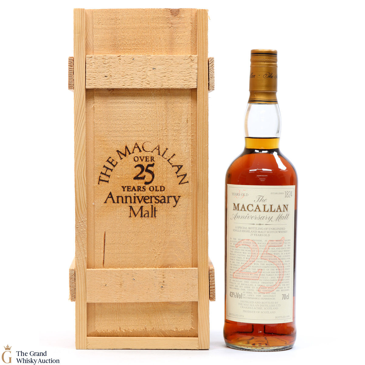 Macallan - 25 Year Old Anniversary Malt (1974) Bottled 1999