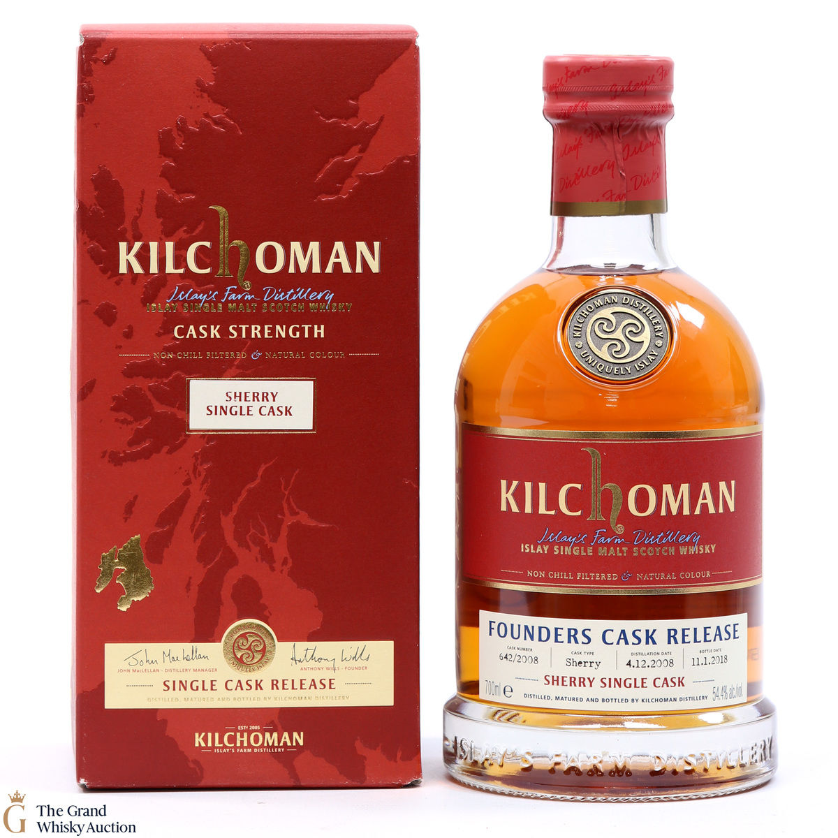 Kilchoman - 2008 Single Sherry Cask #642 Founders Cask Release