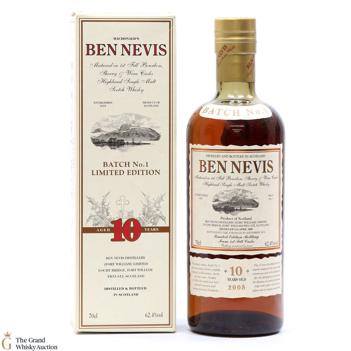 Ben Nevis - 10 Year Old 2008 Cask Strength Batch #1