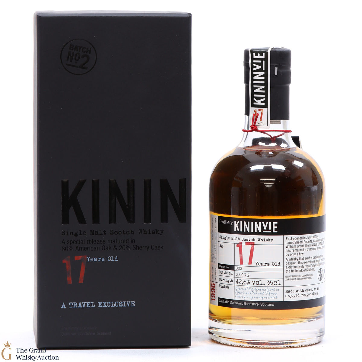Kininvie - 17 Year Old 1996 Batch #002 (35cl)
