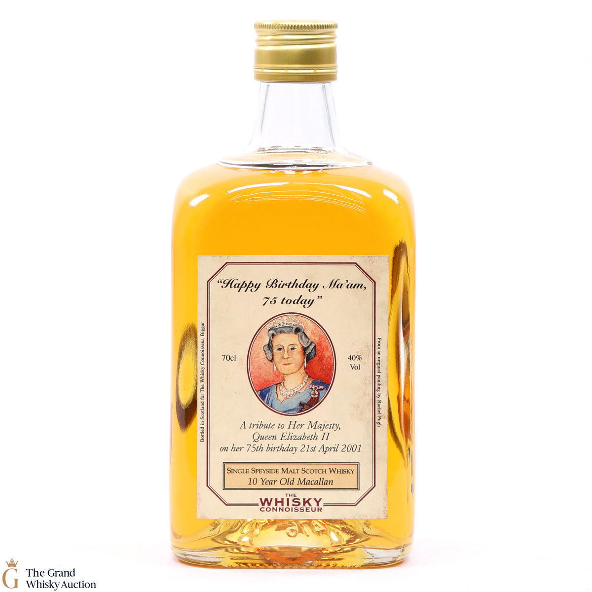 Macallan - 10 Year Old - Queen Elizabeth's 75th Birthday - Whisky Connoisseur