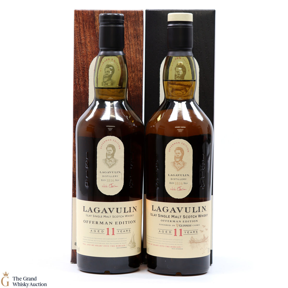 Lagavulin - 11 Year Old - Offerman Edition & Guinness Cask Finish Edition 2 x 70cl
